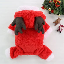 Christmas Dog Coat Hoodie for Dogs in Red (C)