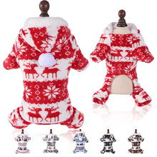 Christmas Dog Jumpsuit Pyjamas in Red