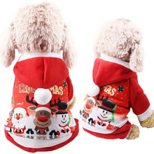 Christmas Dog Santa Outfit Jacket in Style 1