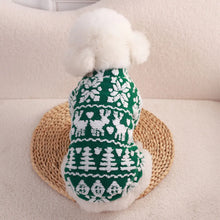 Christmas Fleece Clothes for Small Dogs and Cats in Green