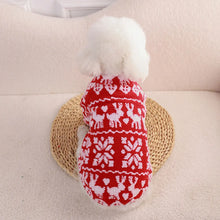 Christmas Fleece Clothes for Small Dogs and Cats in Red