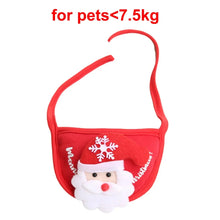 Christmas Pet Costume Set with Hat & Bib in Red Bag