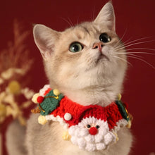 Alternate view of the Christmas Scarf Collar for Pets