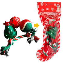 Christmas Stocking Dog Toys Set Gift, product photo 7 of 11