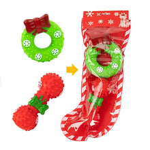 Christmas Stocking Dog Toys Set Gift, product photo 9 of 11