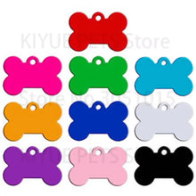 Classic Bone Dog ID Tags in Mix Colours
