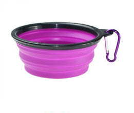 Alternate view of the Collapsible Pet Silicone Food Water Bowl