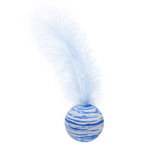 Colourful Cat Teaser Toy in Blue