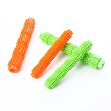 green and orange color dog chew toy
