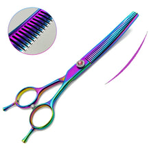 Colourful Dog Curved Thinning Shears, product photo 5 of 10