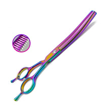 Colourful Dog Curved Thinning Shears, product photo 7 of 10
