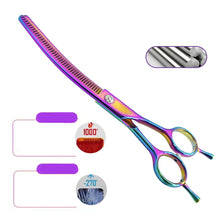 Colourful Dog Curved Thinning Shears, product photo 8 of 10