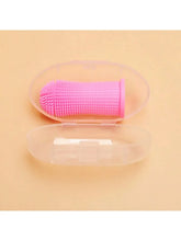 Colourful Finger Pet Toothbrush in Pink