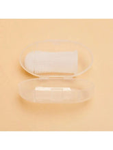 Colourful Finger Pet Toothbrush in White