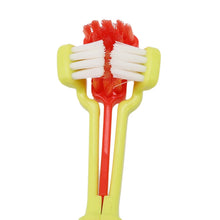 Colourful Three Sided Pet Tooth Brush, product photo 7 of 10
