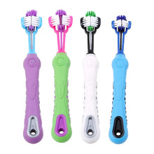 Colourful Three Sided Pet Tooth Brush, product photo 9 of 10