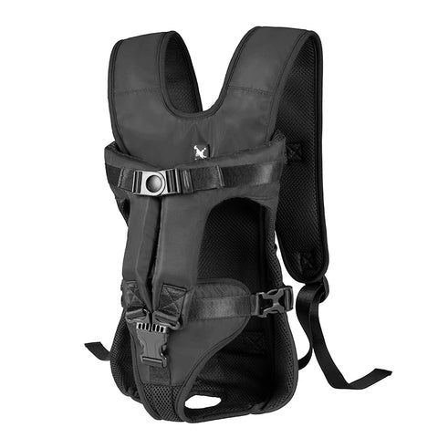black pet carrier