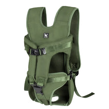 green pet carrier