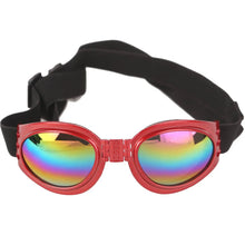 Cool Foldable Pet Sunglasses in Red