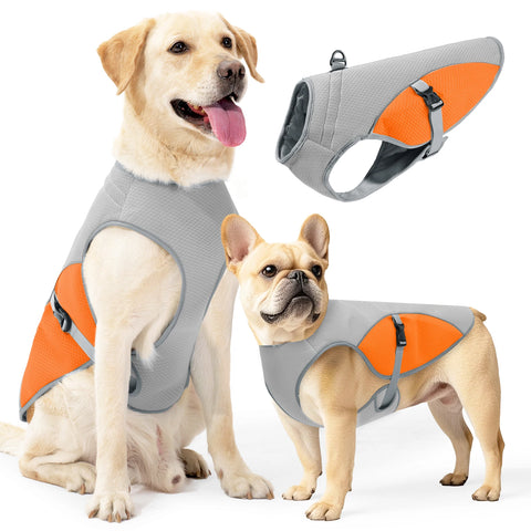 Cooling Vest Dog Harness in Yellow
