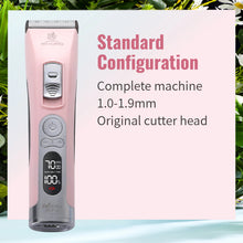 Cordless Electrical Pet Clipper in Pink Machine