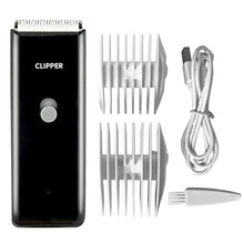 Cordless Rechargeable Pet Hair Trimmer in Black