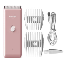 Cordless Rechargeable Pet Hair Trimmer in Pink
