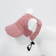 Corduroy Pet Sun Hat in Pink