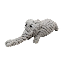elephant shaped rope knot all toy