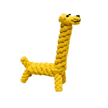 giraffe shaped rope knot all toy
