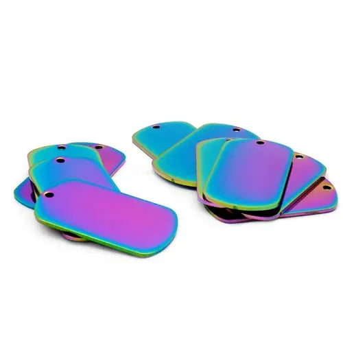 Custom Stainless Steel Pet ID Tags in Assorted