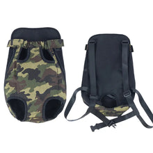 Denim Pet Backpack in Camouflage