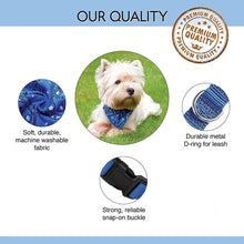 Alternate view of the Dog Bandana Collar Scarf for Pets