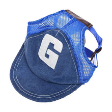 Dog Baseball Cap for Sun Protection in Blue