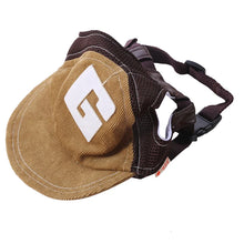 Dog Baseball Cap for Sun Protection in Coffee