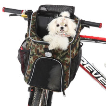 Dog Bike Basket Pet Carrier Front Bag, product photo 9 of 11