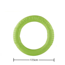 Dog Chewing Ring Toys in Green