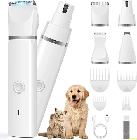 Dog Clippers Grooming Kit in White