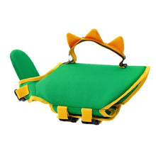Dog Collar Harness Swimsuit in Green