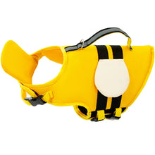 Dog Collar Harness Swimsuit in Yellow