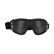 Black tinted dog goggles