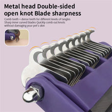 Alternate view of the Dog Grooming Brush Dematting Comb Undercoat Rake for Pets
