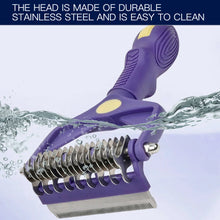 Dog Grooming Brush Dematting Comb Undercoat Rake for Pets, product photo 5 of 9