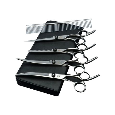 Dog Grooming Scissors Purple Dragon