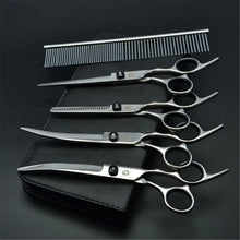 Dog Grooming Scissors Purple Dragon in Z3001-Hei-5P-7Y