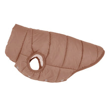 Dog Jacket with Fleece Cotton Lining in Coffee