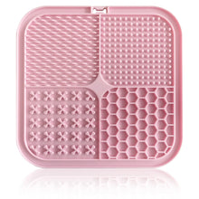Dog Lick Mat with Suction Cups in 1 Piece Pink
