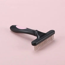 Dog Rake Deshedding Brush in Pink