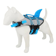 Dog Scales Shark Design Life Vest in Blue