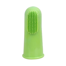 Dog Teeth Cleaning Finger Brush in Style 1 Green